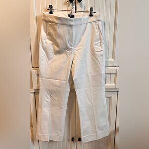 JCREW Cotton Flared Crop Pants. NWOT